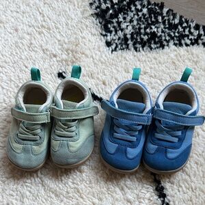 Ten Little Retro Suede Sneakers | 6.5 (Green) & 7.0 (Blue)